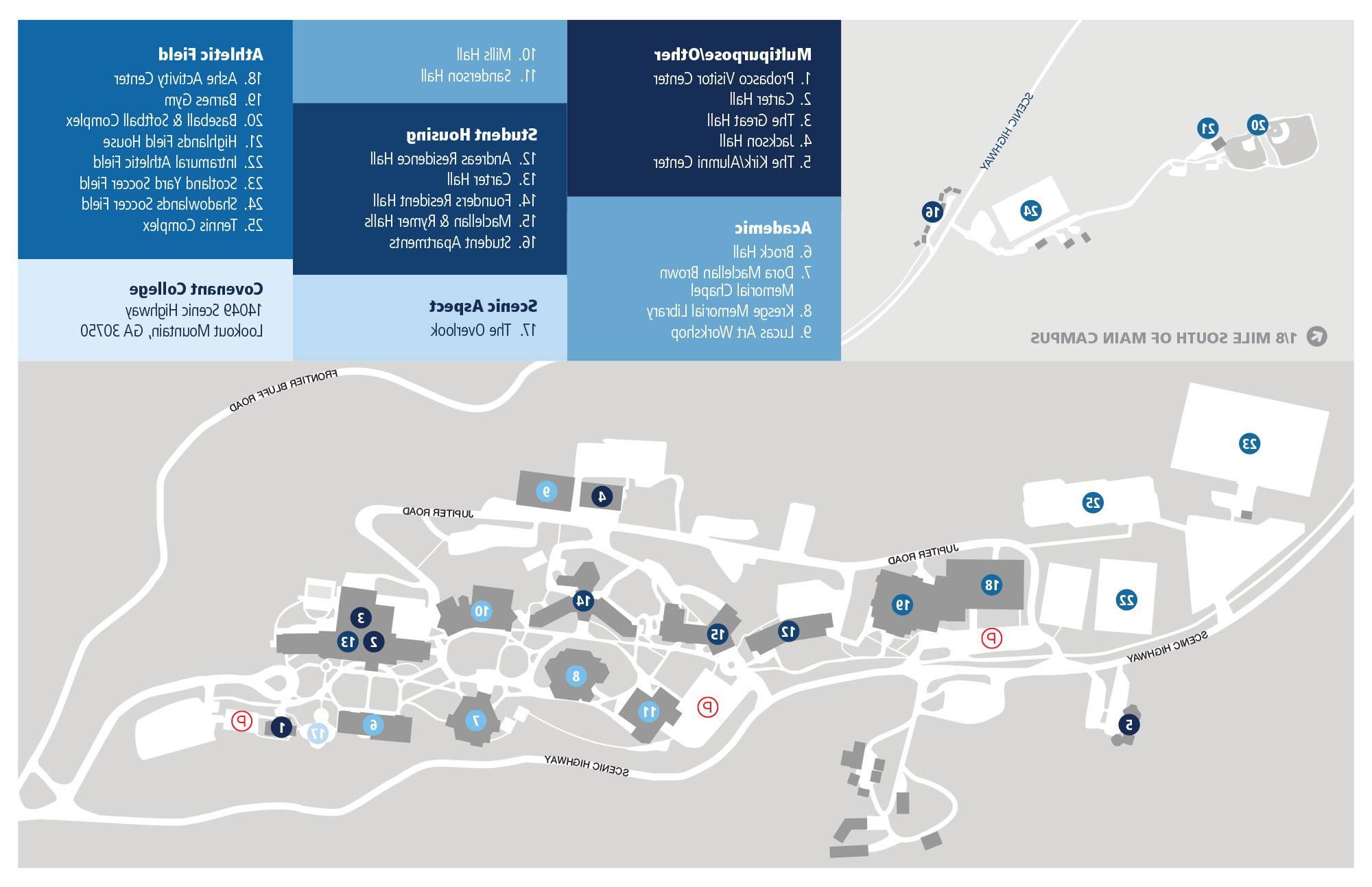 covenant campus map